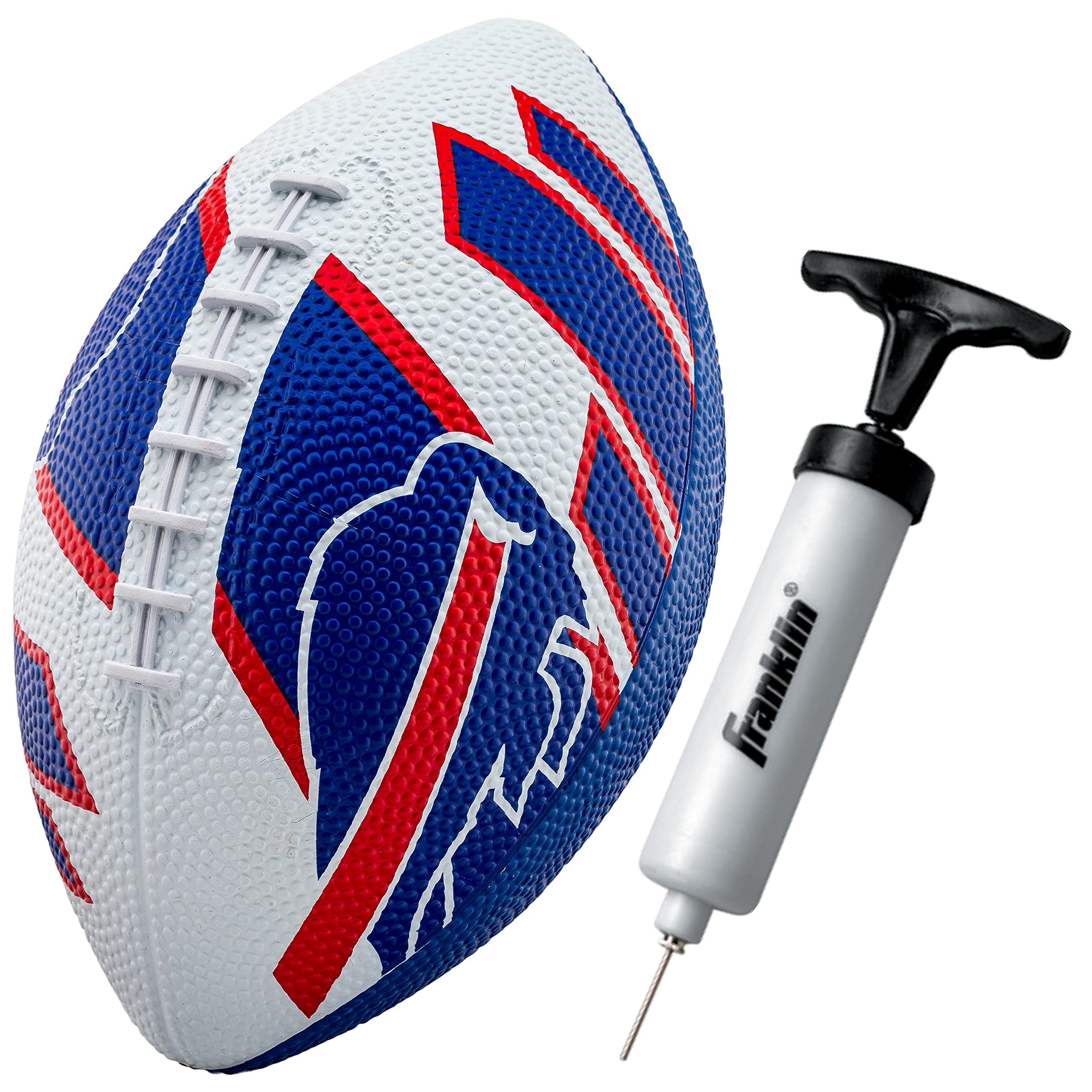 Franklin Sports NFL Team Footballs - Rubber Youth Mini Footballs for All NFL Teams - Kids Junior 8.5" Football - Official NFL Licensed Footballs